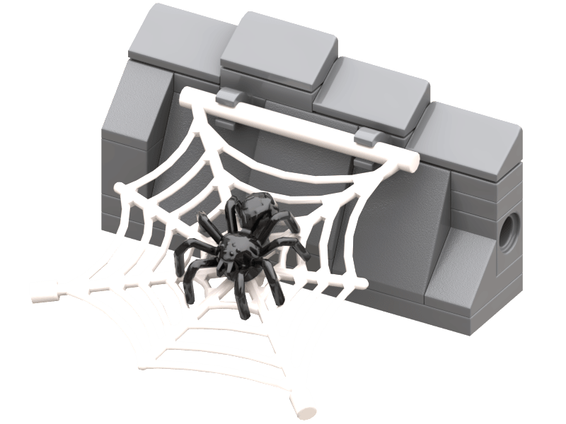 Cave Decorative Spider web